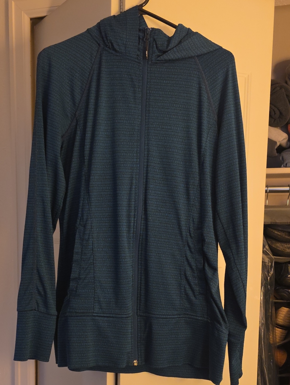 Mondetta Teal Hooded Full-Zip Jacket